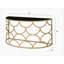 Console contemporaine de style demi-lune Eckel