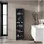 Bathroom Cabinet 63.3" H, 2 Doors, 6 Shelves, Black Wengue - Bathroom