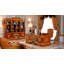 2 Piece Solid Wood Rectangular Executive Desk Office Set with Chair