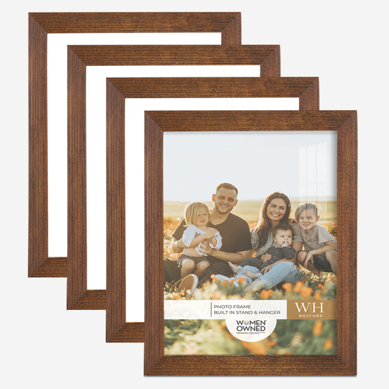 Ensemble de 4 murs muraux en bois 4 "x 6" verts, 8 po x 10 po