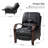 Hardge Genuine Leather Manual Standard Recliner-1618472784