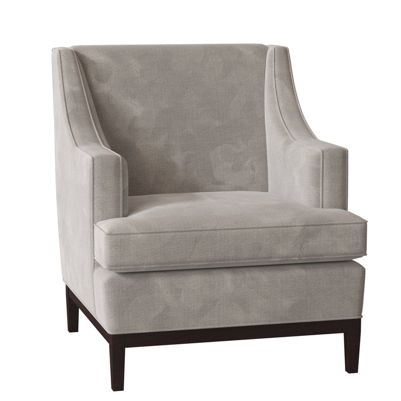 Fauteuil à coussins larges 32 po Cardiff, Mastic Grayson, Noyer noir