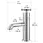 Nova Single-Hole Single-handle Bathroom Faucet-49032521