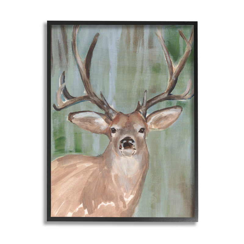 Painting, Midnight Black Framed Giclee, 20" H x 16" W