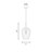 Norborne 1 - Light Single Bell Pendant in Matte Black-1900362823