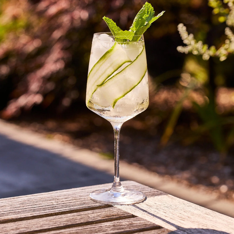 Marrakech Crystal White Wine Glass