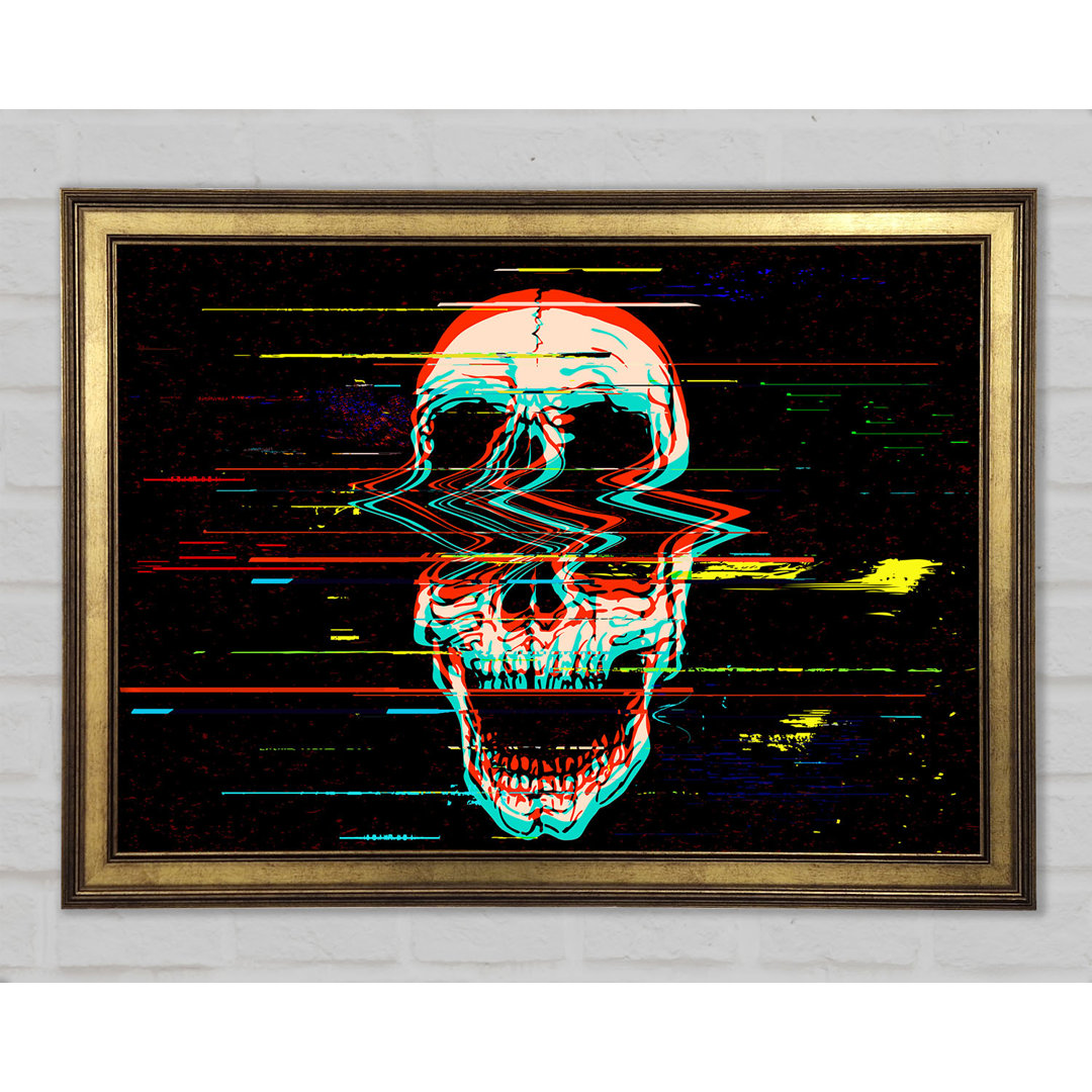 Waves Through A Skull - Einzelne Bilderrahmen Kunstdrucke