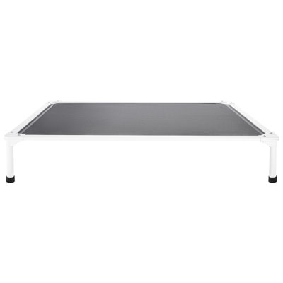 Large Dog Elevated Bed - Portable Raised Cot With Breathable Mesh, Aluminum Frame For Sturdiness, 49 X 33 In Comfortable Space, Easy Assembly 10 Minutes Big Pooches Reliability, Area, Quick And Setup