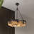 6-Light Dimmable Crystal Chandelier