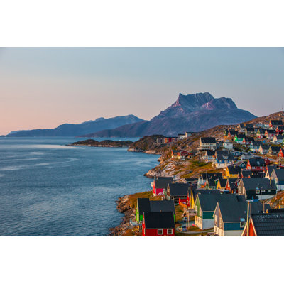 Lochlan Nuuk Coast Greenland - Wrapped Canvas Print