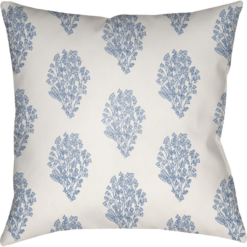 Housse de coussin Moody, 18 po x 18 po, Mauve/blanc