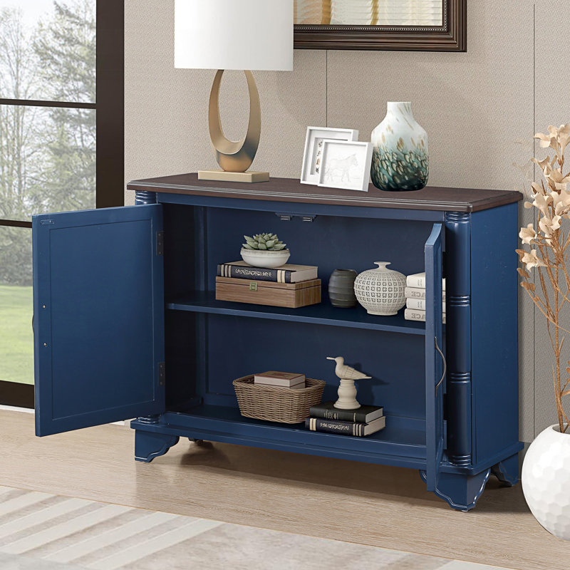 Console Table With Storage Shelf, Retro Entryway Table With Adjustable Storage Shelf, Sofa Couch Table, Entry Table