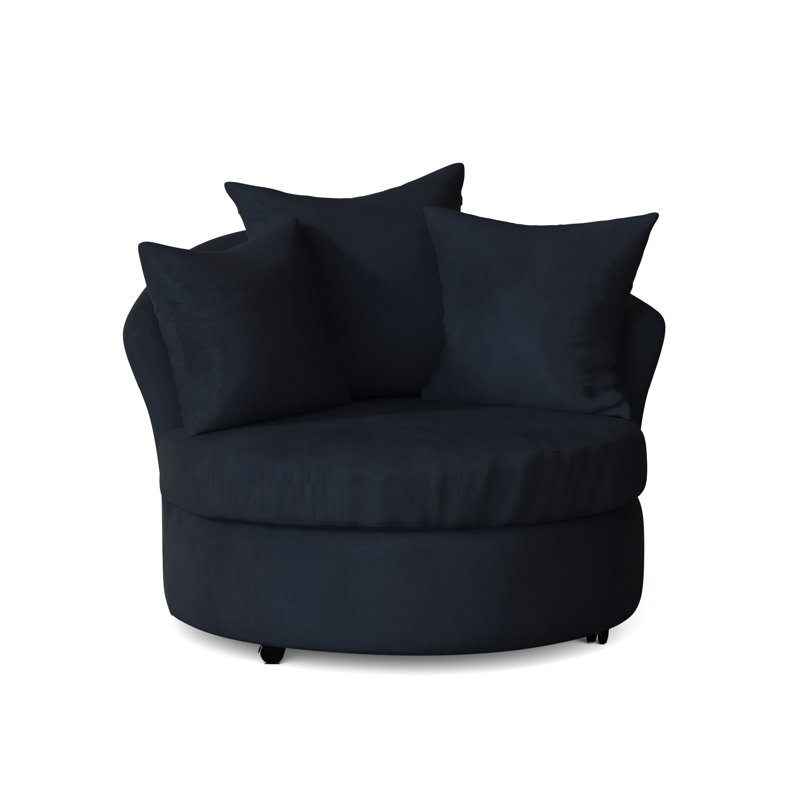Fauteuil demi-tonneau Alsup, Encre Oakley