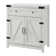 Marckson Barn Door Accent Cabinet with Drawer Storage