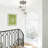3-Light 5.1" Wide Semi Flush Mount Ceiling Light With Water Glass-1324760120