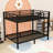Full XL Over Full XL Bunk Bed With Under-Bed Storage