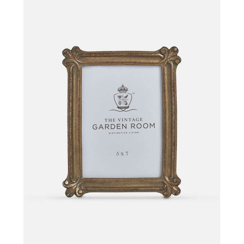 Brown Picture Frame, 22cm H x 17.5cm W x 2.6cm D