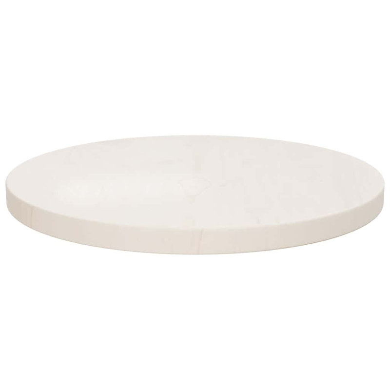 Kellar Solid Wood Table Top, 2.5cm H x 40cm W x 40cm D, Antique White
