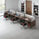 Bureau rectangulaire pour 3 personnes