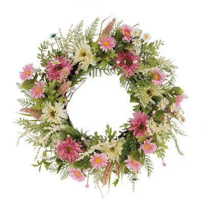 Couronne de fleurs 24 po
