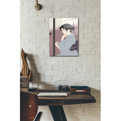 «Horoyoi» par Sai Tamiya, art mural en verre acrylique