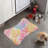 Artistic Leaves - Bone Shape Feeding Mat