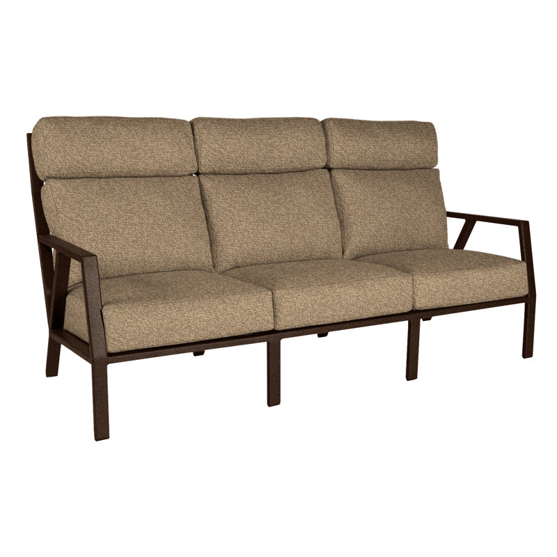 Aris Outdoor 3 - Seat Patio Sofa, Copper Creek, Sash Denim