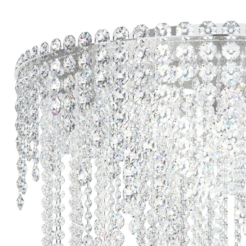 Chantant 6 - Light Flush Mount, Heritage Handcut, 28.5" H x 24" W x 24" D, 110 V