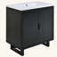 Ensemble de meuble-lavabo 30 po avec lavabo, armoire combinée, armoire de rangement pour salle de bain, structure en bois massif-684858443