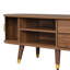 Meuble télé 69 po en noyer avec porte coulissante-32150131