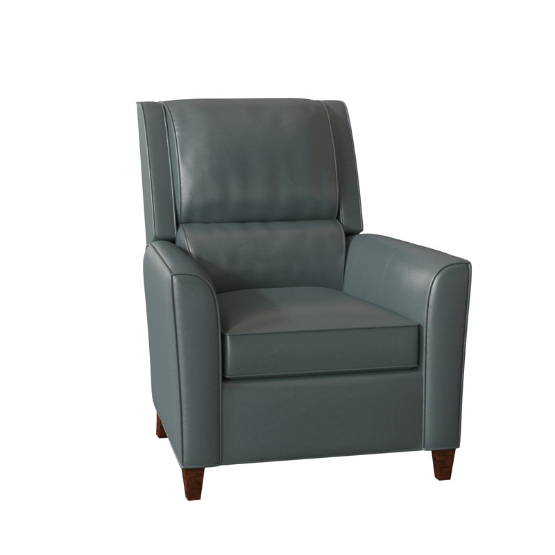 Roswell Recliner, Mahogany, Aline Fumo Genuine Leather, Manual
