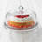Libbey Selene 6-in-1 Multiuse Glass Server, Punch Bowl, Chip and Dip Bowl, Cake Stand
