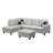 Palmer Square Upholstered Sectional-1294821367-1294821372