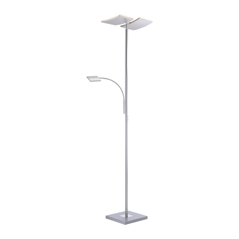 Crissyfield 196cm Silber LED Torchiere Floor Lamp