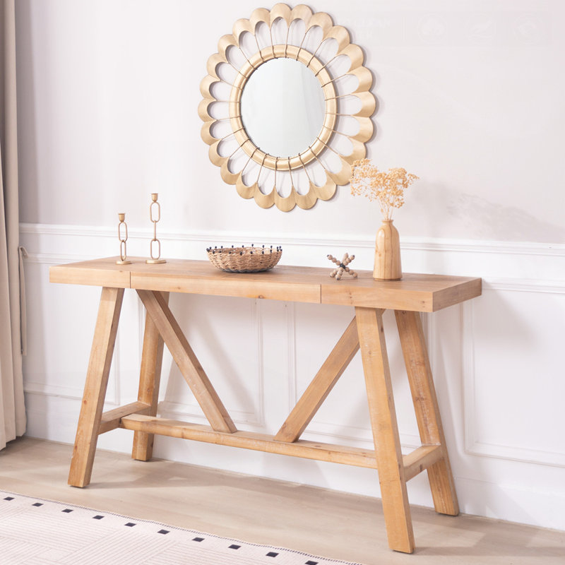 Console en bois de style campagnard Farmhouse