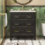 Meuble-lavabo élégant avec plusieurs caractéristiques pour un rangement amélioré et élégant
