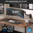 Heavy-Duty Monitor Wall Mount with Gas Spring Arm for Monitors from 17" to 49" Ultrawide