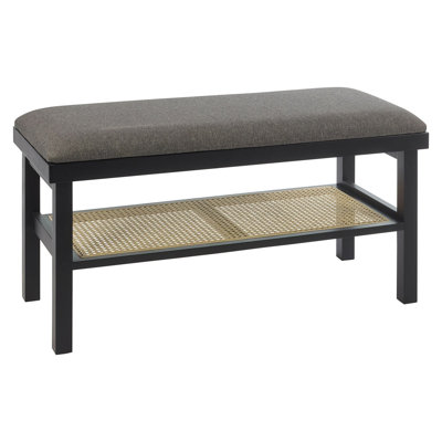 Tenaya Polyester Upholstered Storage Bench