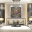  «Stain Glass Flower 2» par Rey Klimt, art mural en métal, 36 po x 36 po-510022150