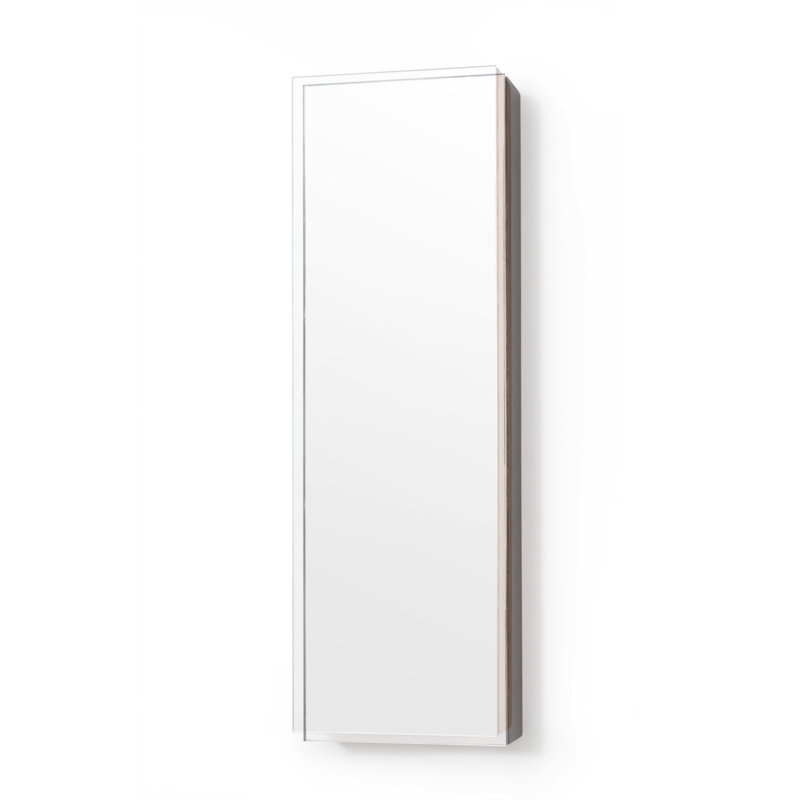 Zone 10'' W Mirrored Medicine Cabinet, Dark Oak