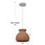 Javaeh - Luminaire suspendu en forme de cloche en céramique-508316174