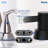 Bathroom faucet with 360 degree turn spout-110825938