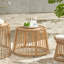 Table d'appoint en osier Fiona