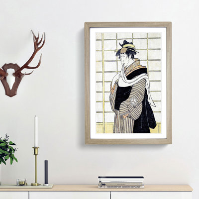 Osagawa Tsuneyo II by Sharaku Toshusai - Framed Print