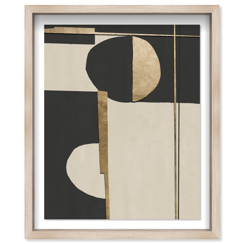 Balance Framed Graphic Art, 25.5"H x 31.5"W, Natural Oak Shadowbox