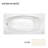 Amiga® 72" x 36" Alcove Air Bathtub-32672741-46513725