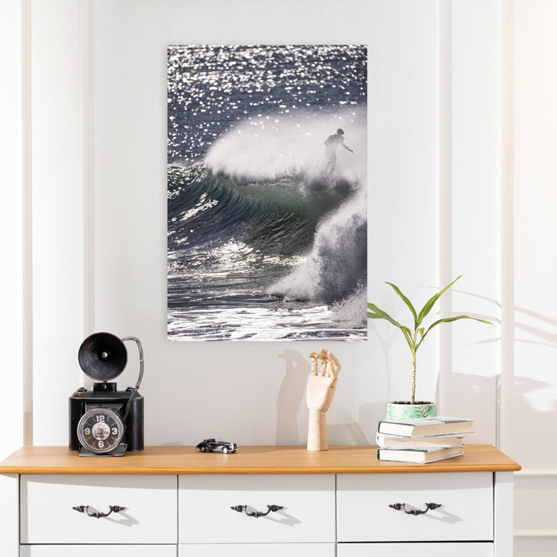 Contemporary Art Energetic Contemporary Coastal Nature Art by Shot By Clint - Wrapped Canvas Print, 60.96 cm H x 40.64 cm W