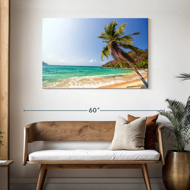 Gillard, côte tropicale de la Colombie, H 30 po x l 45 po