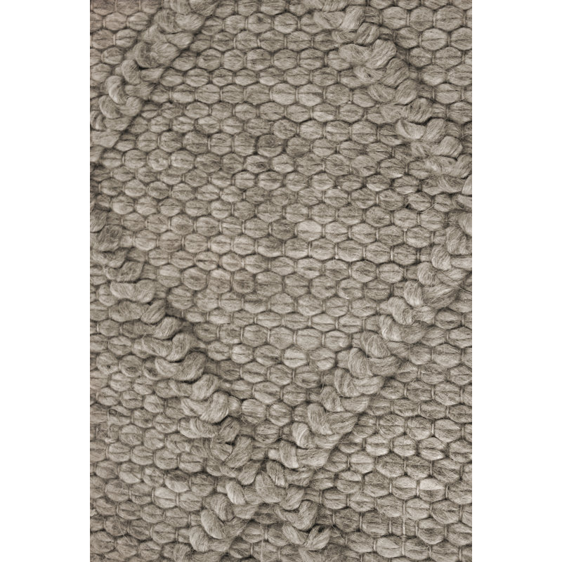 Brentwood Geometric Handmade Wool Area Rug, Brown, Rectangle 17' x 20'