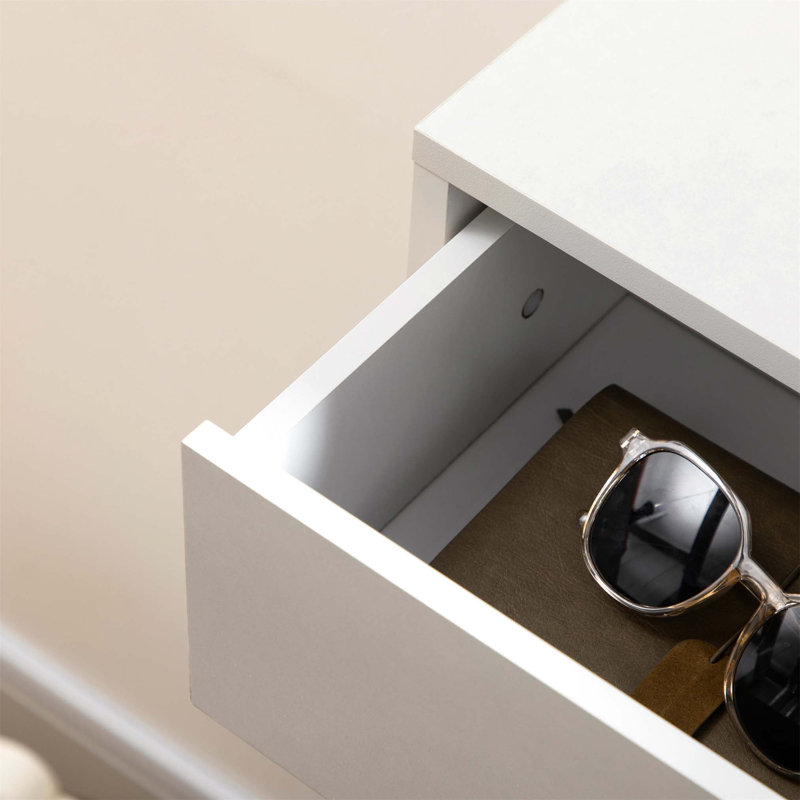 12 Pair Flip Down Shoe Storage, White